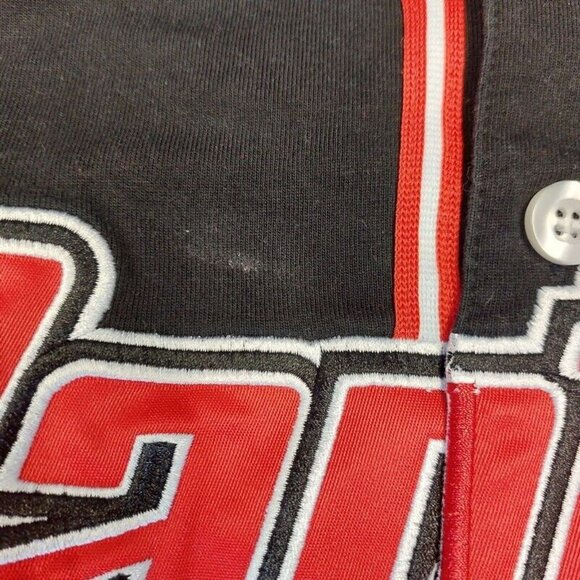 Vintage Starter Toronto Raptors Buttom Up Baseball Jersey Mens Size Large Black - Picture 3 of 7